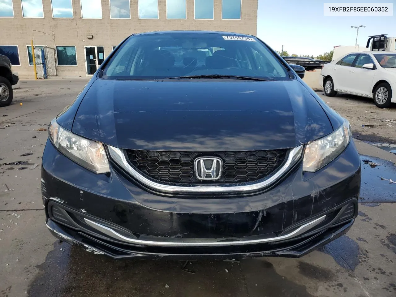 2014 Honda Civic Ex VIN: 19XFB2F85EE060352 Lot: 75749734