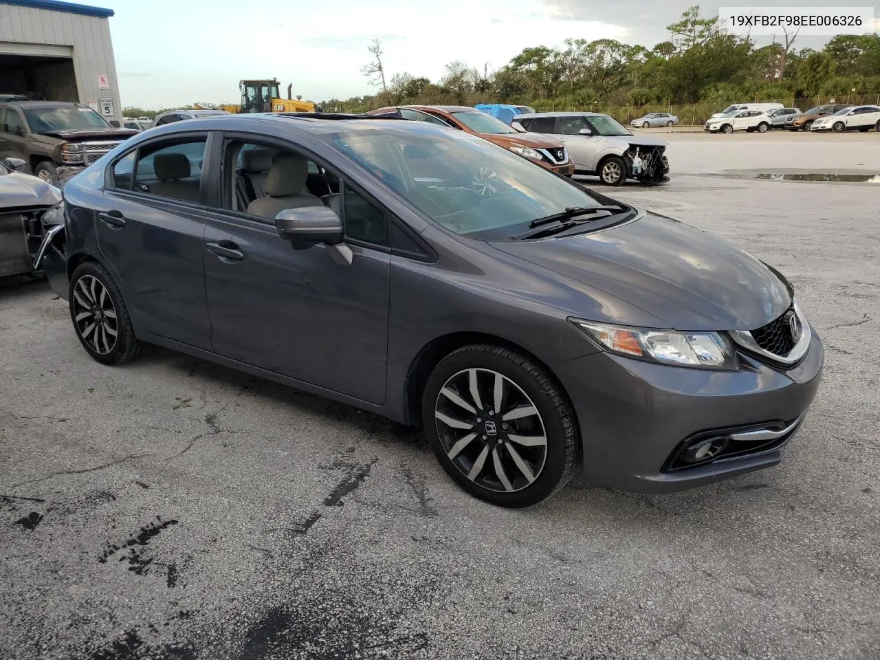 2014 Honda Civic Exl VIN: 19XFB2F98EE006326 Lot: 75773794