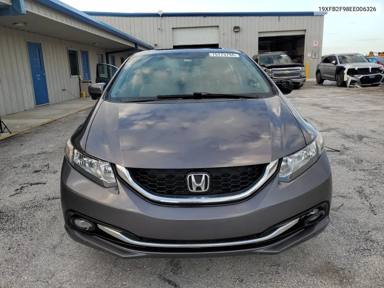 2014 Honda Civic Exl VIN: 19XFB2F98EE006326 Lot: 75773794