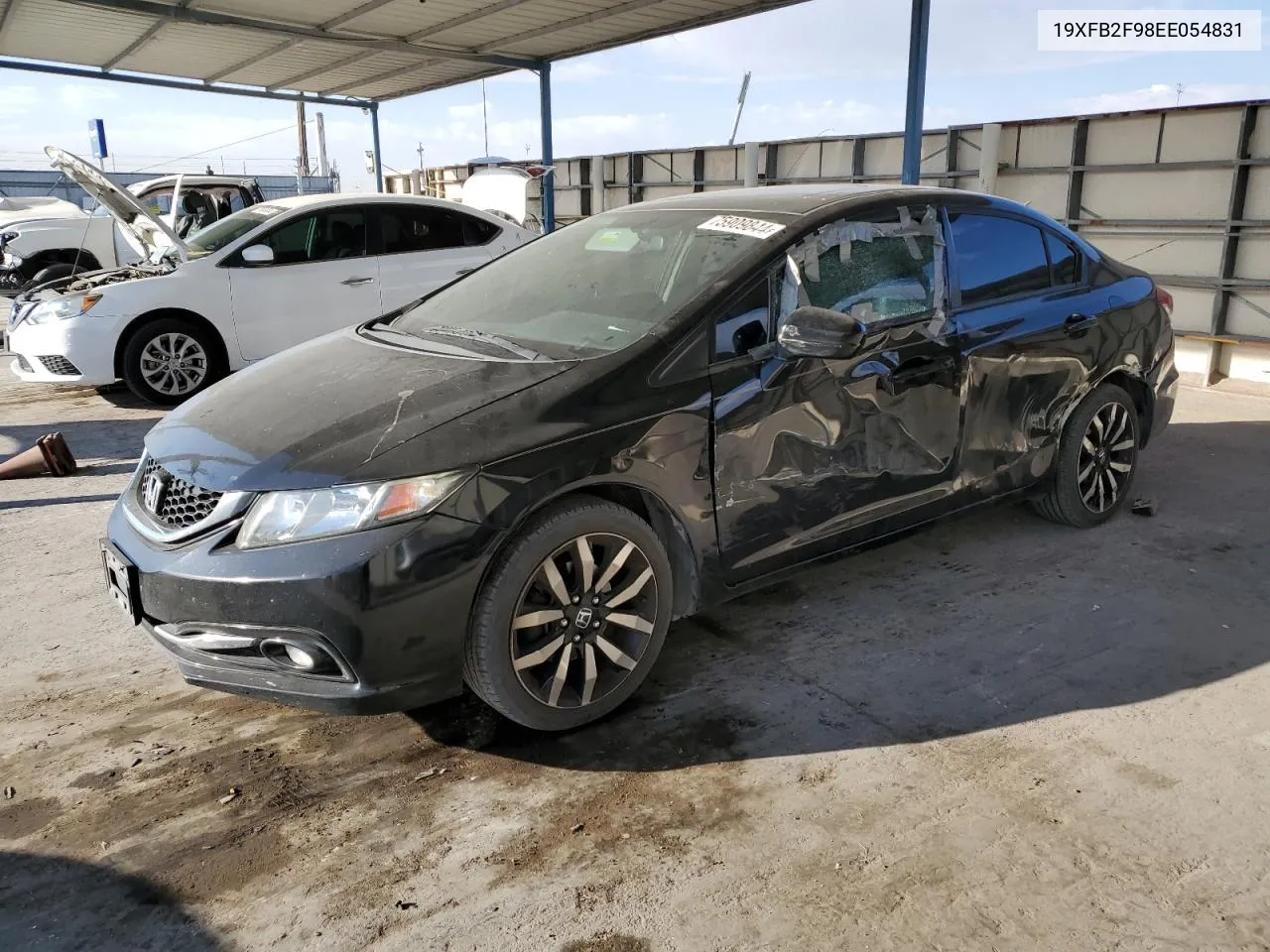 2014 Honda Civic Exl VIN: 19XFB2F98EE054831 Lot: 75909844