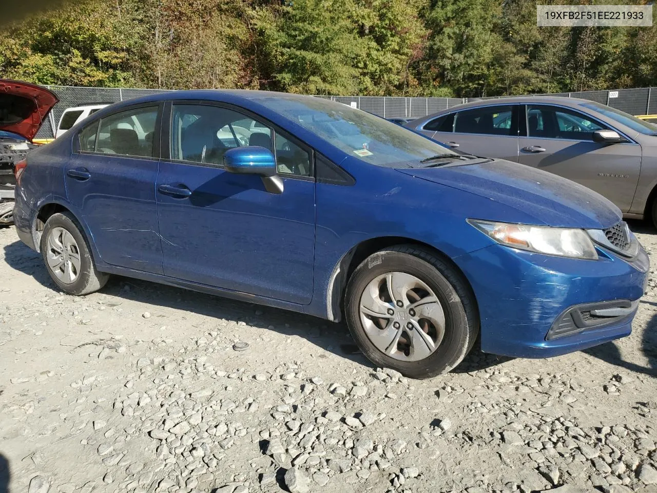 19XFB2F51EE221933 2014 Honda Civic Lx