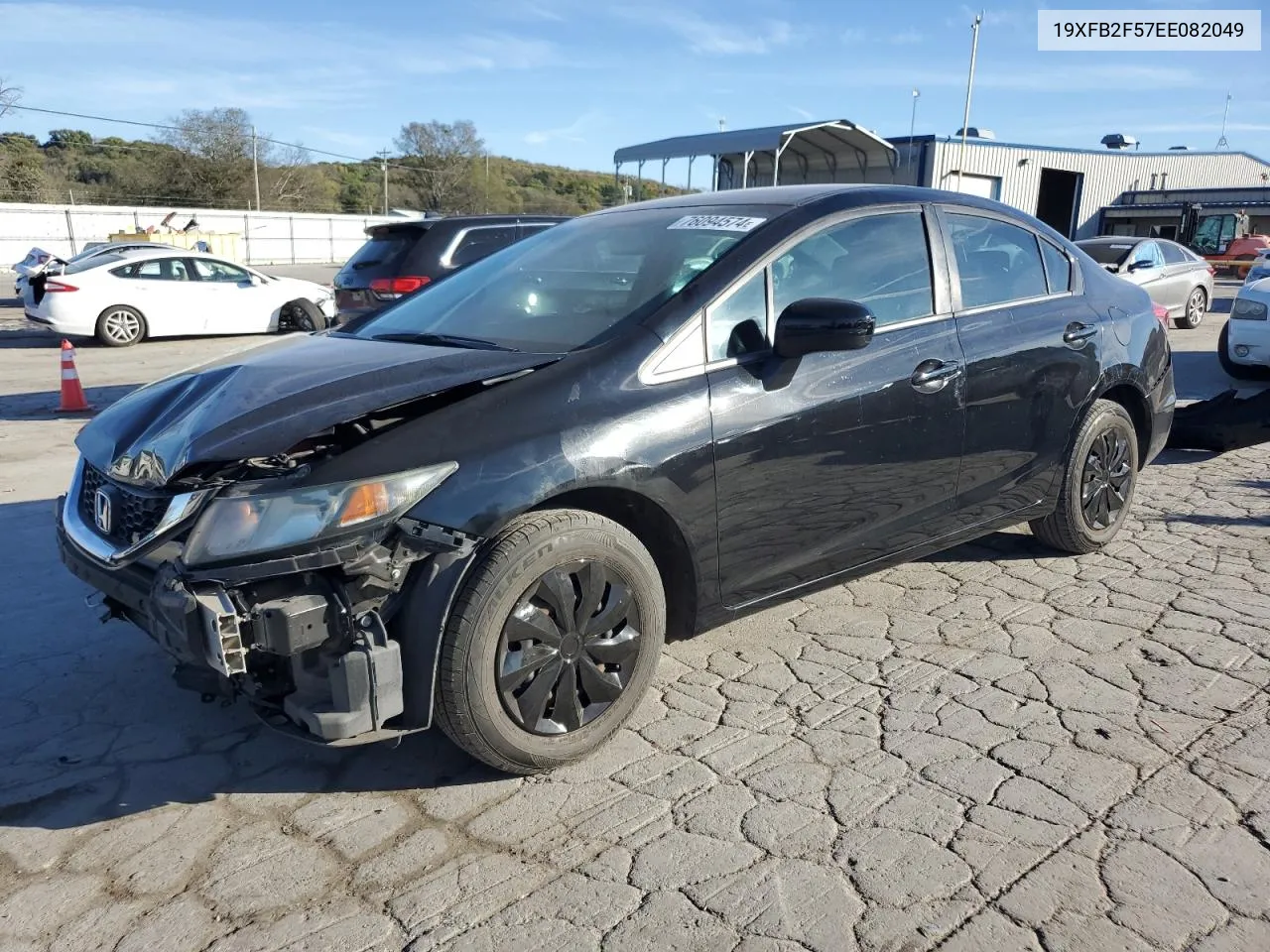 2014 Honda Civic Lx VIN: 19XFB2F57EE082049 Lot: 76094574