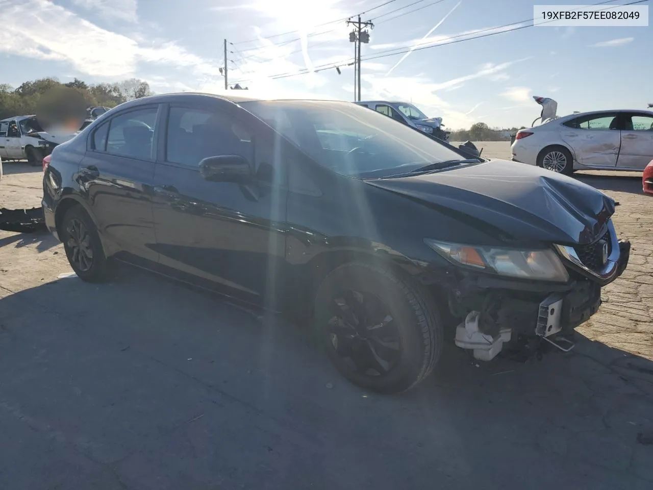 2014 Honda Civic Lx VIN: 19XFB2F57EE082049 Lot: 76094574