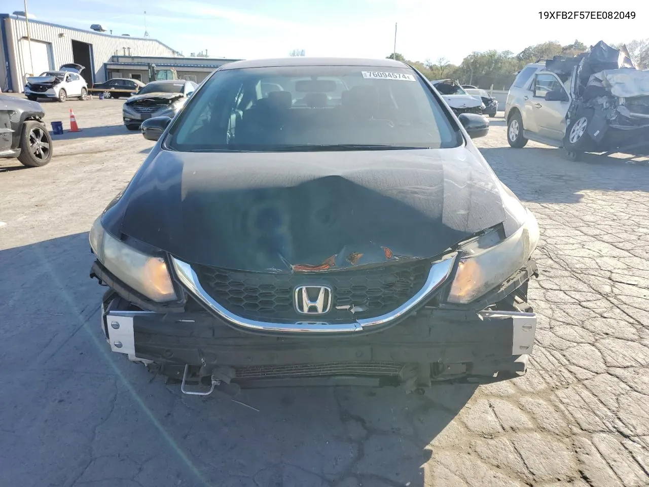 2014 Honda Civic Lx VIN: 19XFB2F57EE082049 Lot: 76094574