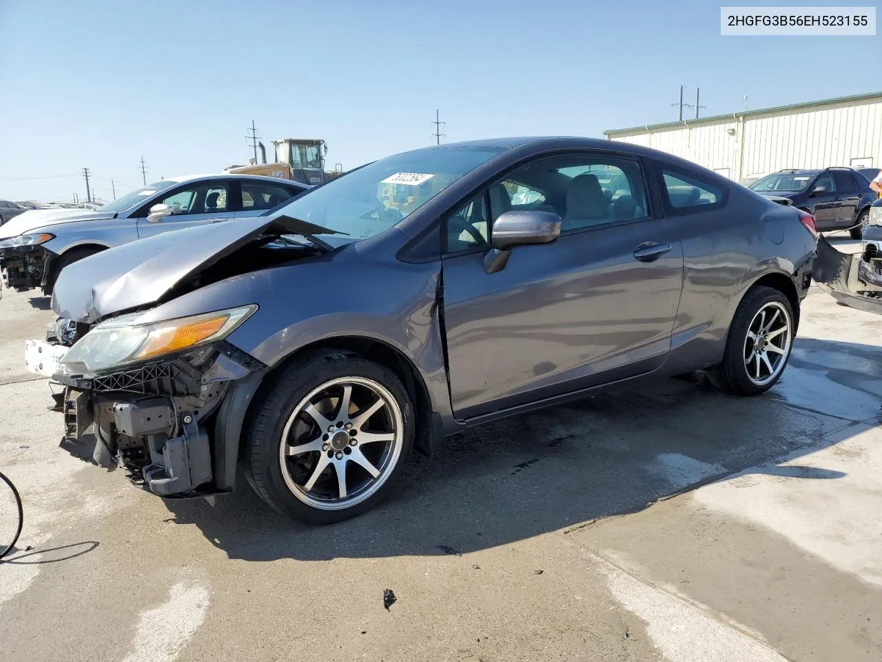 2014 Honda Civic Lx VIN: 2HGFG3B56EH523155 Lot: 76302564