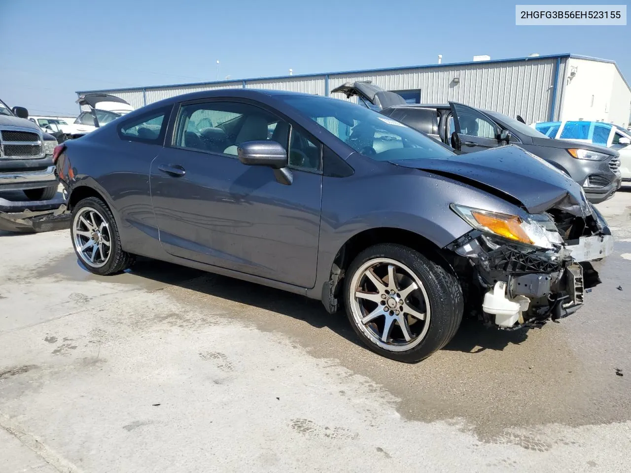 2014 Honda Civic Lx VIN: 2HGFG3B56EH523155 Lot: 76302564