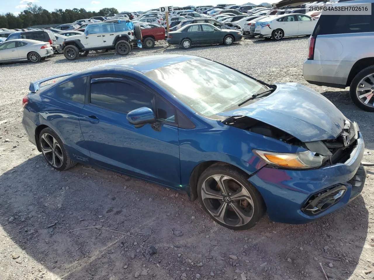 2014 Honda Civic Si VIN: 2HGFG4A53EH702616 Lot: 76332664