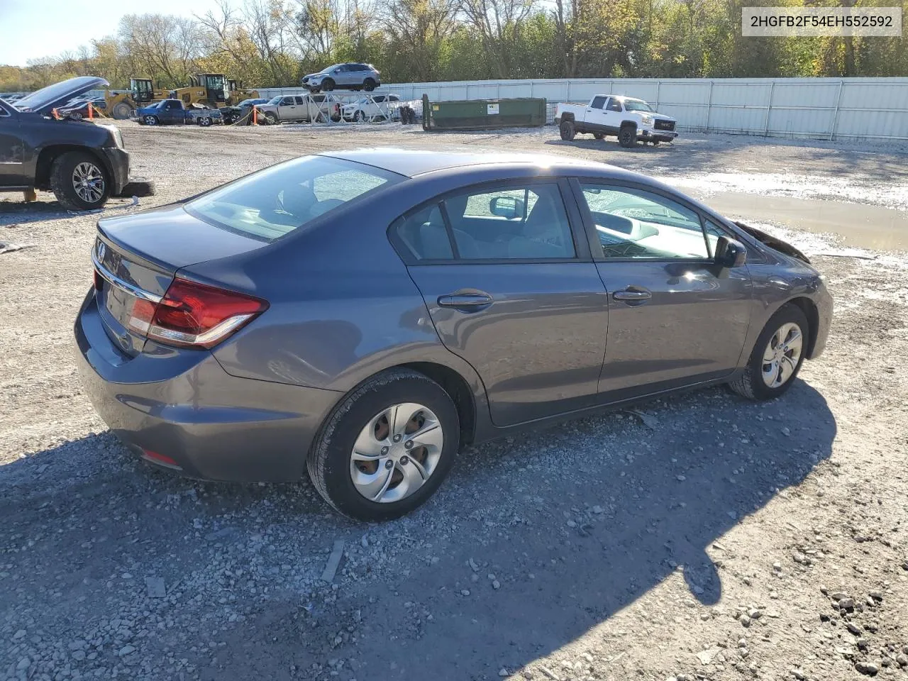 2HGFB2F54EH552592 2014 Honda Civic Lx