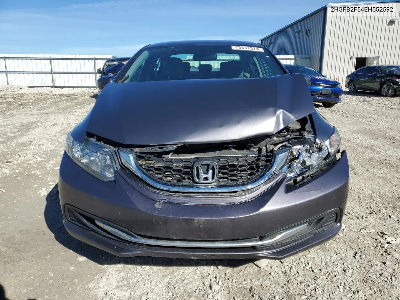 2HGFB2F54EH552592 2014 Honda Civic Lx