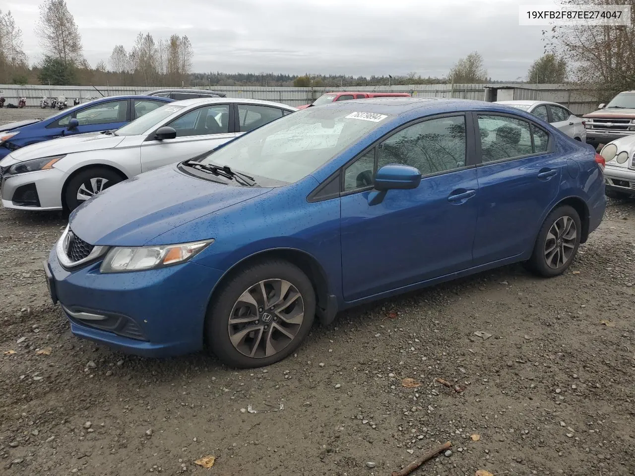 2014 Honda Civic Ex VIN: 19XFB2F87EE274047 Lot: 76379894