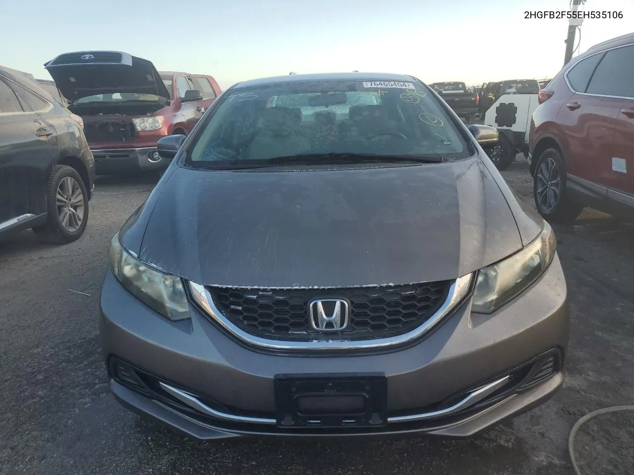 2HGFB2F55EH535106 2014 Honda Civic Lx