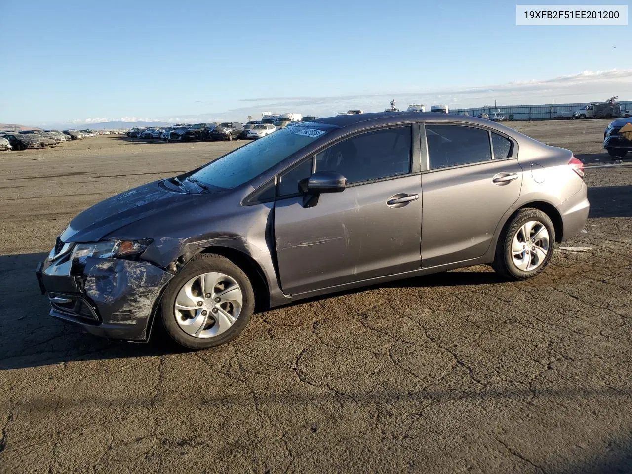 2014 Honda Civic Lx VIN: 19XFB2F51EE201200 Lot: 76627034