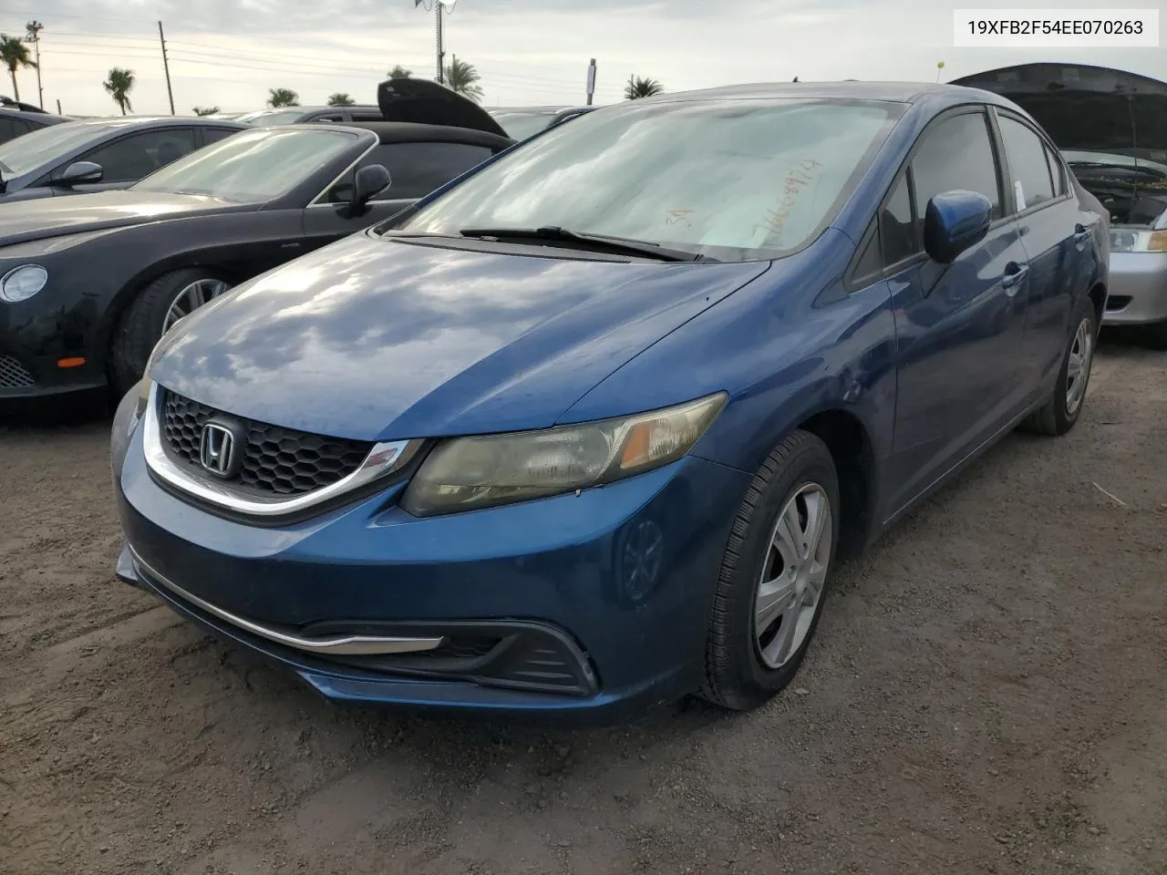 19XFB2F54EE070263 2014 Honda Civic Lx