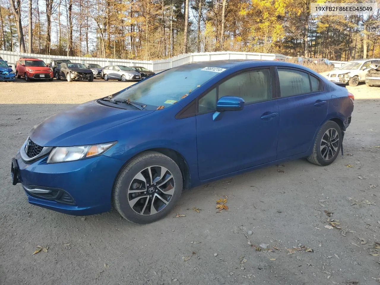 2014 Honda Civic Ex VIN: 19XFB2F86EE045049 Lot: 76681214