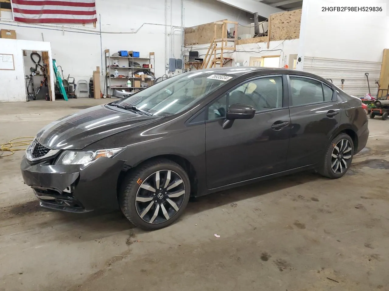 2HGFB2F98EH529836 2014 Honda Civic Exl