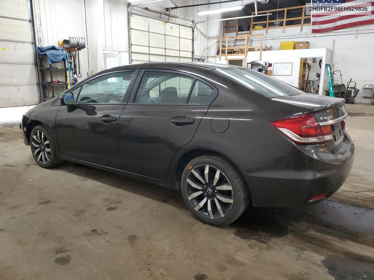 2014 Honda Civic Exl VIN: 2HGFB2F98EH529836 Lot: 76935034