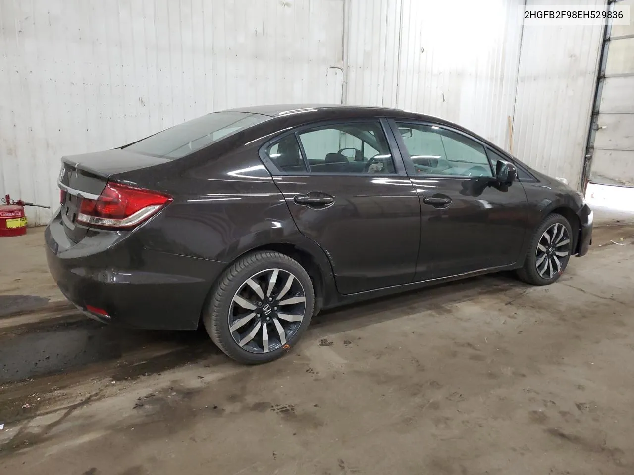 2014 Honda Civic Exl VIN: 2HGFB2F98EH529836 Lot: 76935034