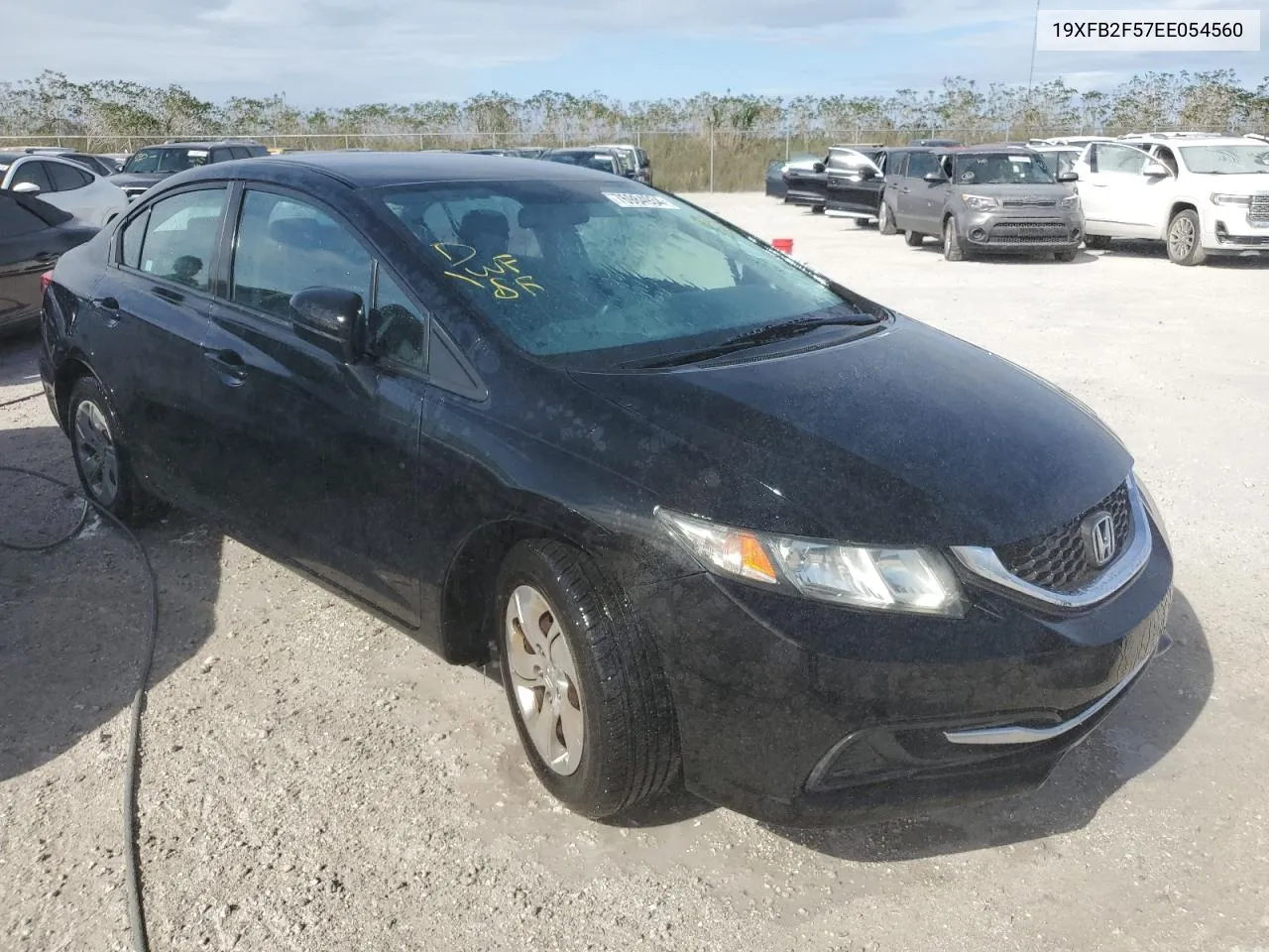 2014 Honda Civic Lx VIN: 19XFB2F57EE054560 Lot: 76984934