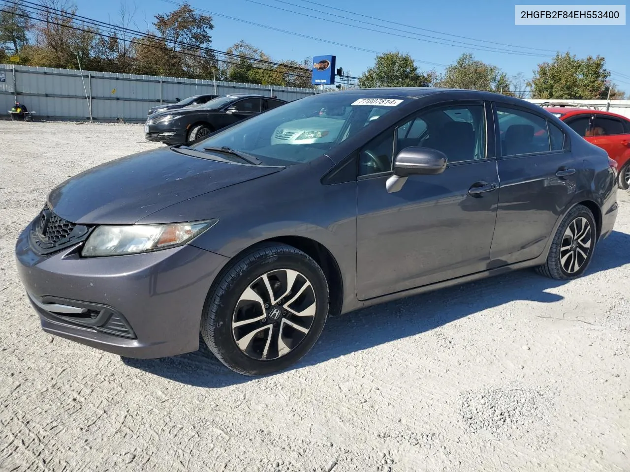 2HGFB2F84EH553400 2014 Honda Civic Ex