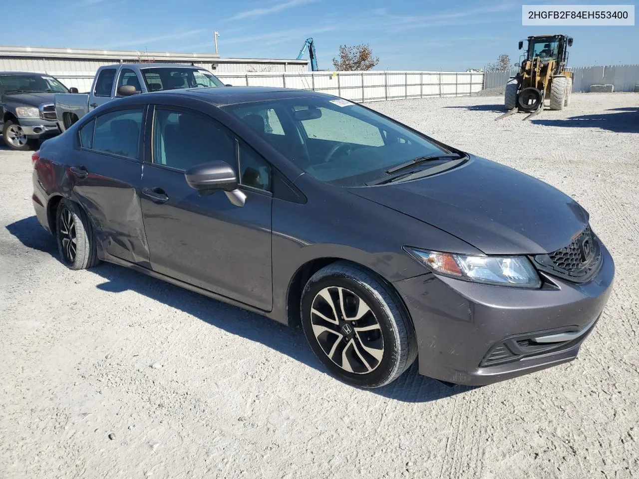 2HGFB2F84EH553400 2014 Honda Civic Ex