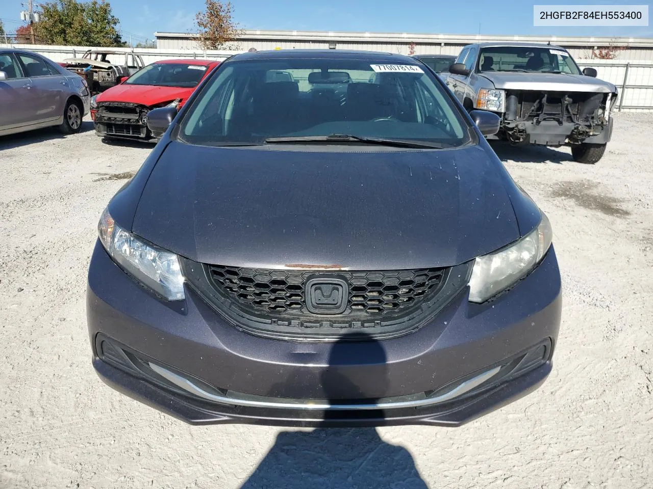 2014 Honda Civic Ex VIN: 2HGFB2F84EH553400 Lot: 77007814