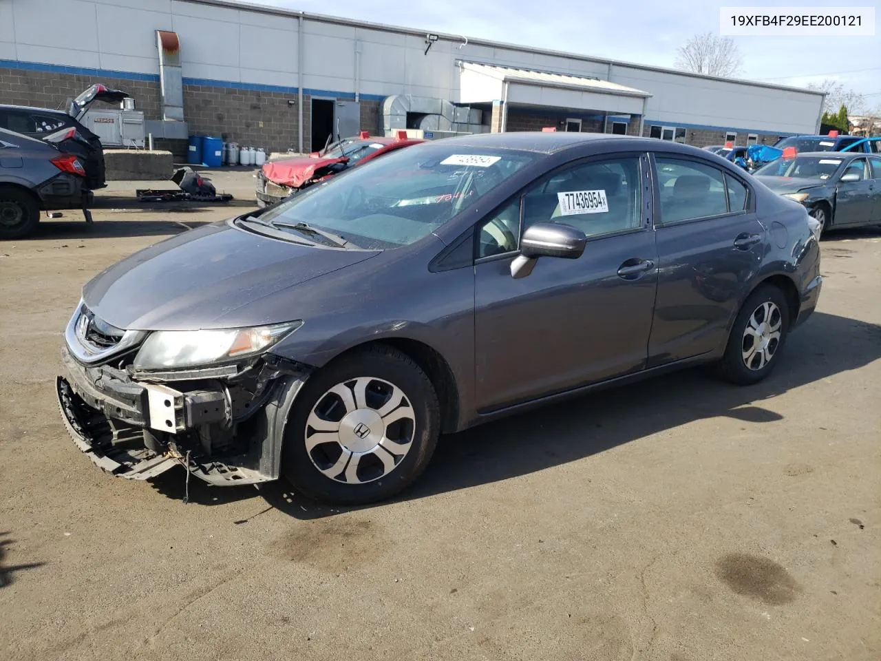 2014 Honda Civic Hybrid VIN: 19XFB4F29EE200121 Lot: 77436954