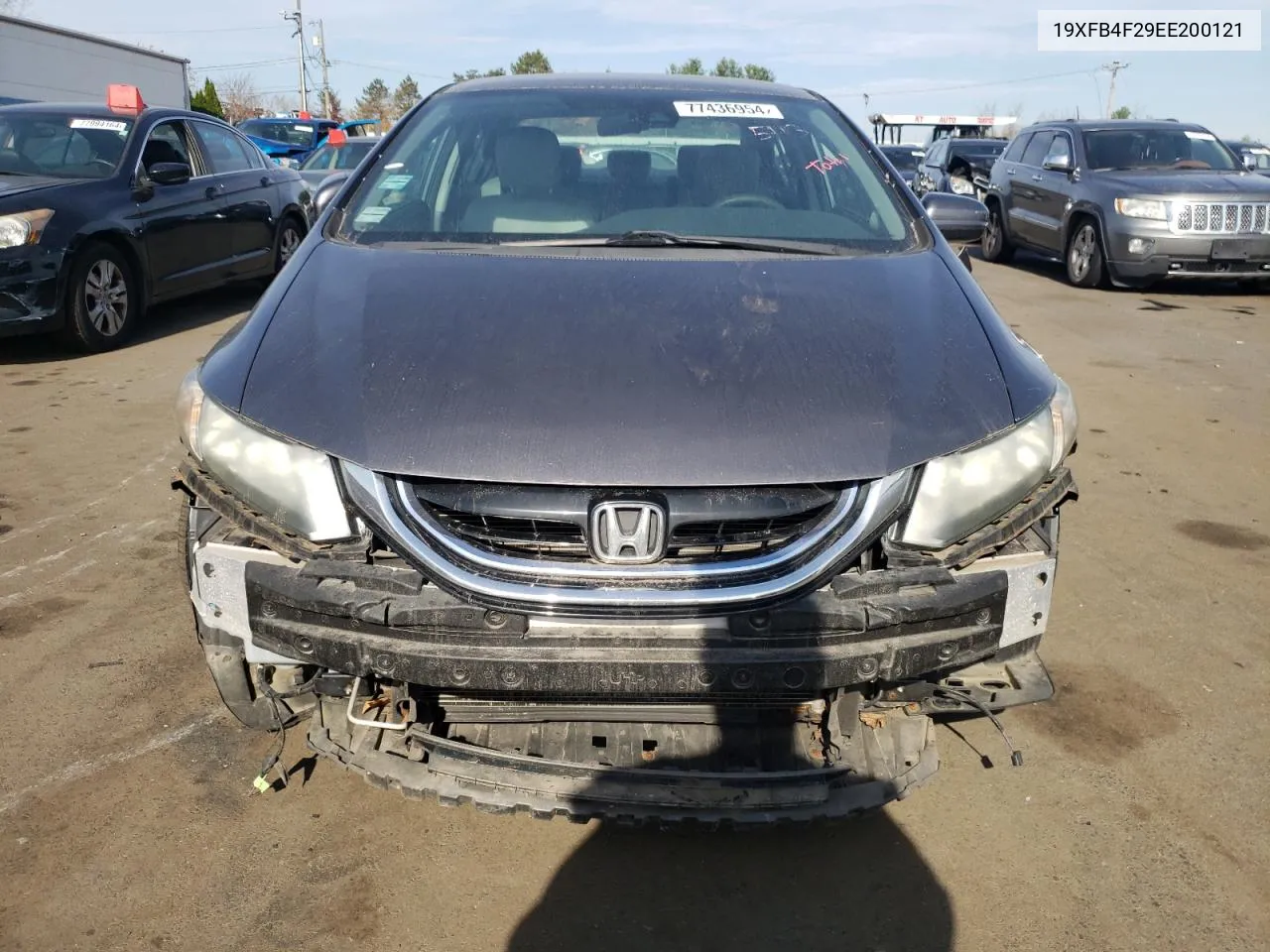 2014 Honda Civic Hybrid VIN: 19XFB4F29EE200121 Lot: 77436954