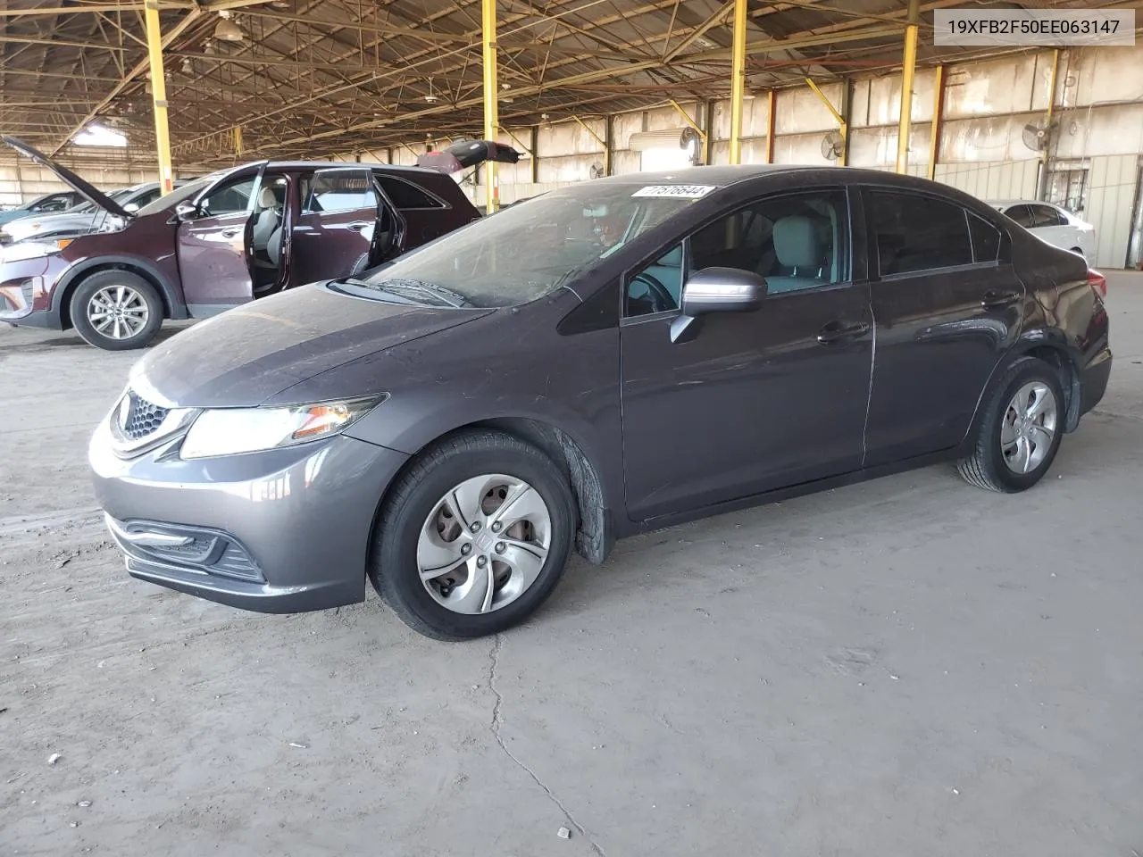 2014 Honda Civic Lx VIN: 19XFB2F50EE063147 Lot: 77576644