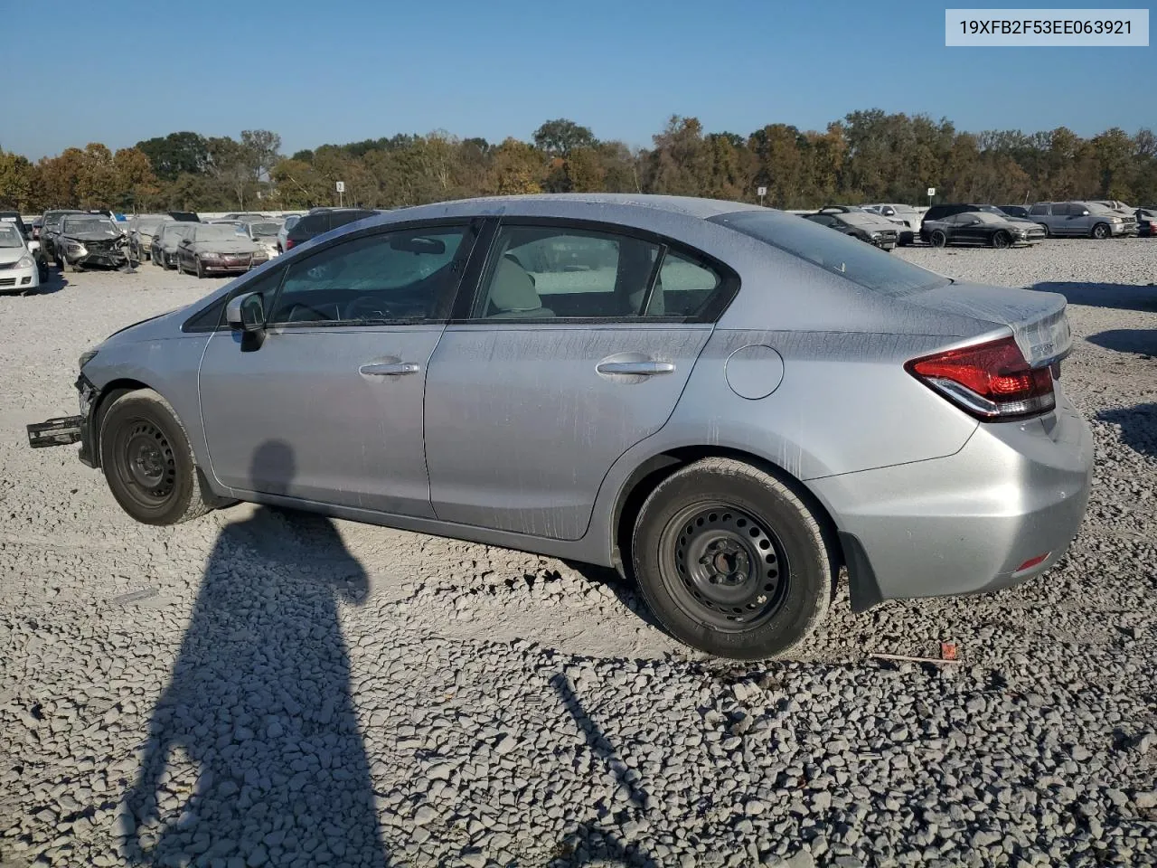 2014 Honda Civic Lx VIN: 19XFB2F53EE063921 Lot: 77764454