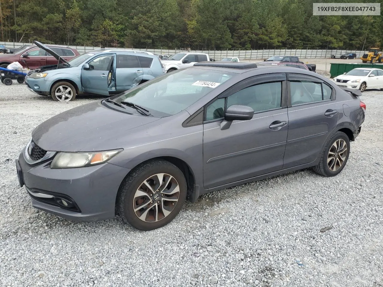 2014 Honda Civic Ex VIN: 19XFB2F8XEE047743 Lot: 77784434