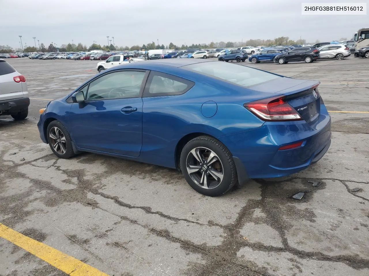 2014 Honda Civic Ex VIN: 2HGFG3B81EH516012 Lot: 77970074