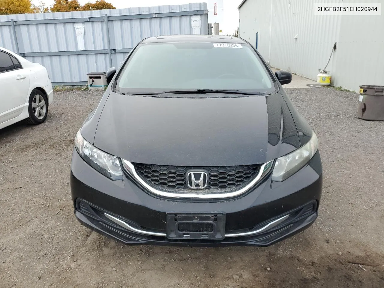 2014 Honda Civic Lx VIN: 2HGFB2F51EH020944 Lot: 77976254