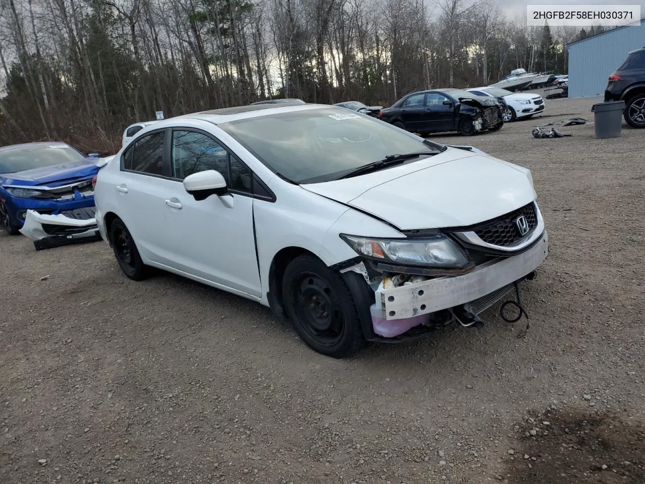 2014 Honda Civic Lx VIN: 2HGFB2F58EH030371 Lot: 78147504