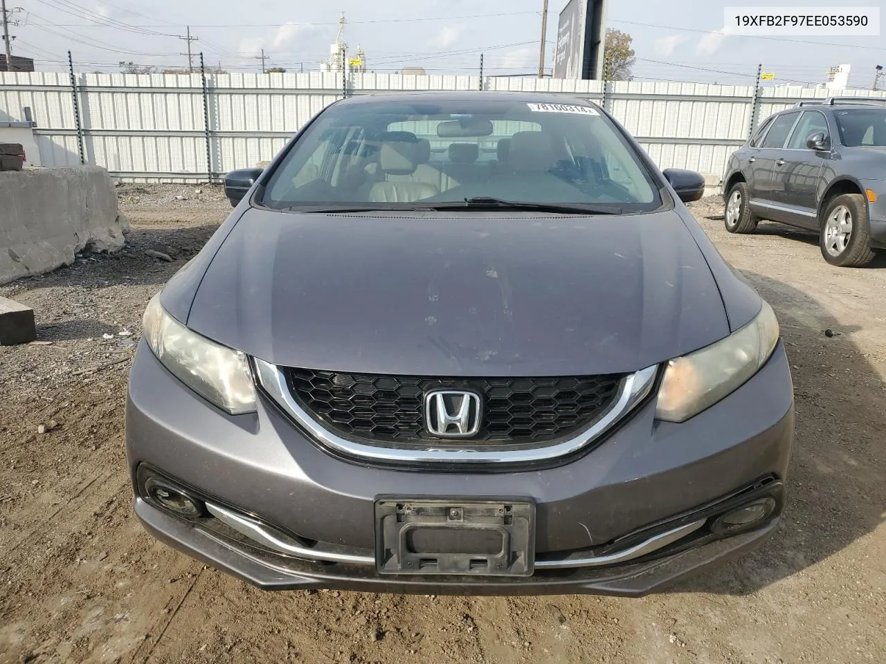 2014 Honda Civic Exl VIN: 19XFB2F97EE053590 Lot: 78160314