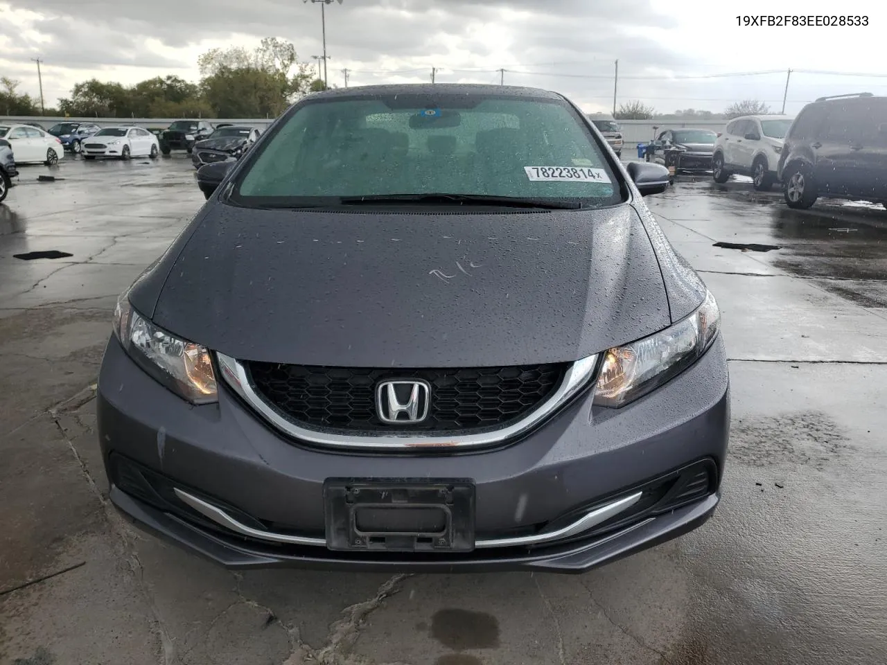 2014 Honda Civic Ex VIN: 19XFB2F83EE028533 Lot: 78223814