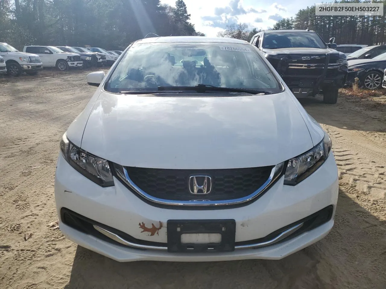 2014 Honda Civic Lx VIN: 2HGFB2F50EH503227 Lot: 78266554