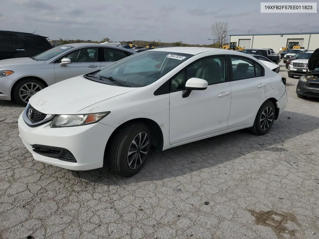 2014 Honda Civic Lx VIN: 19XFB2F57EE011823 Lot: 78447634