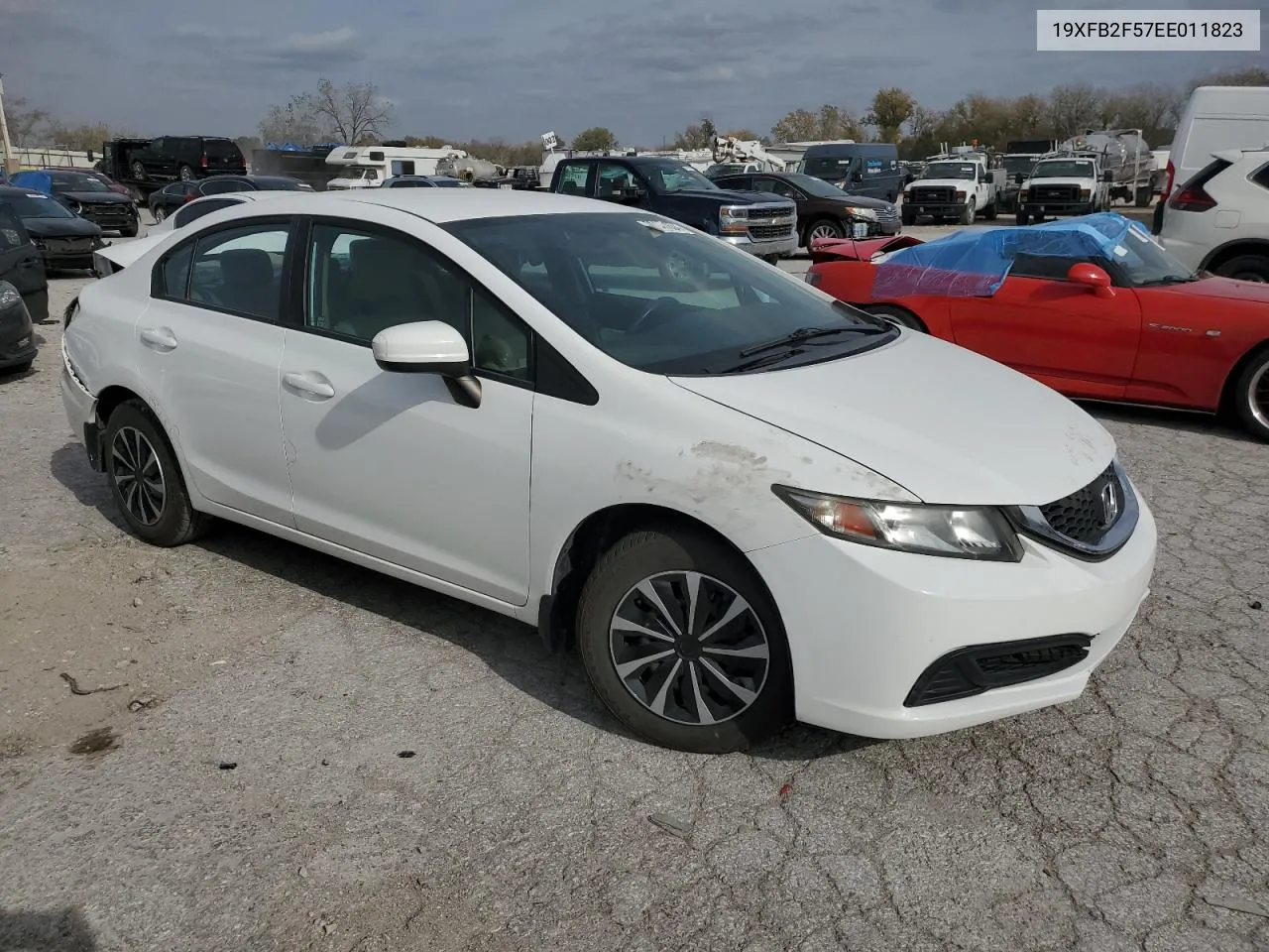 2014 Honda Civic Lx VIN: 19XFB2F57EE011823 Lot: 78447634