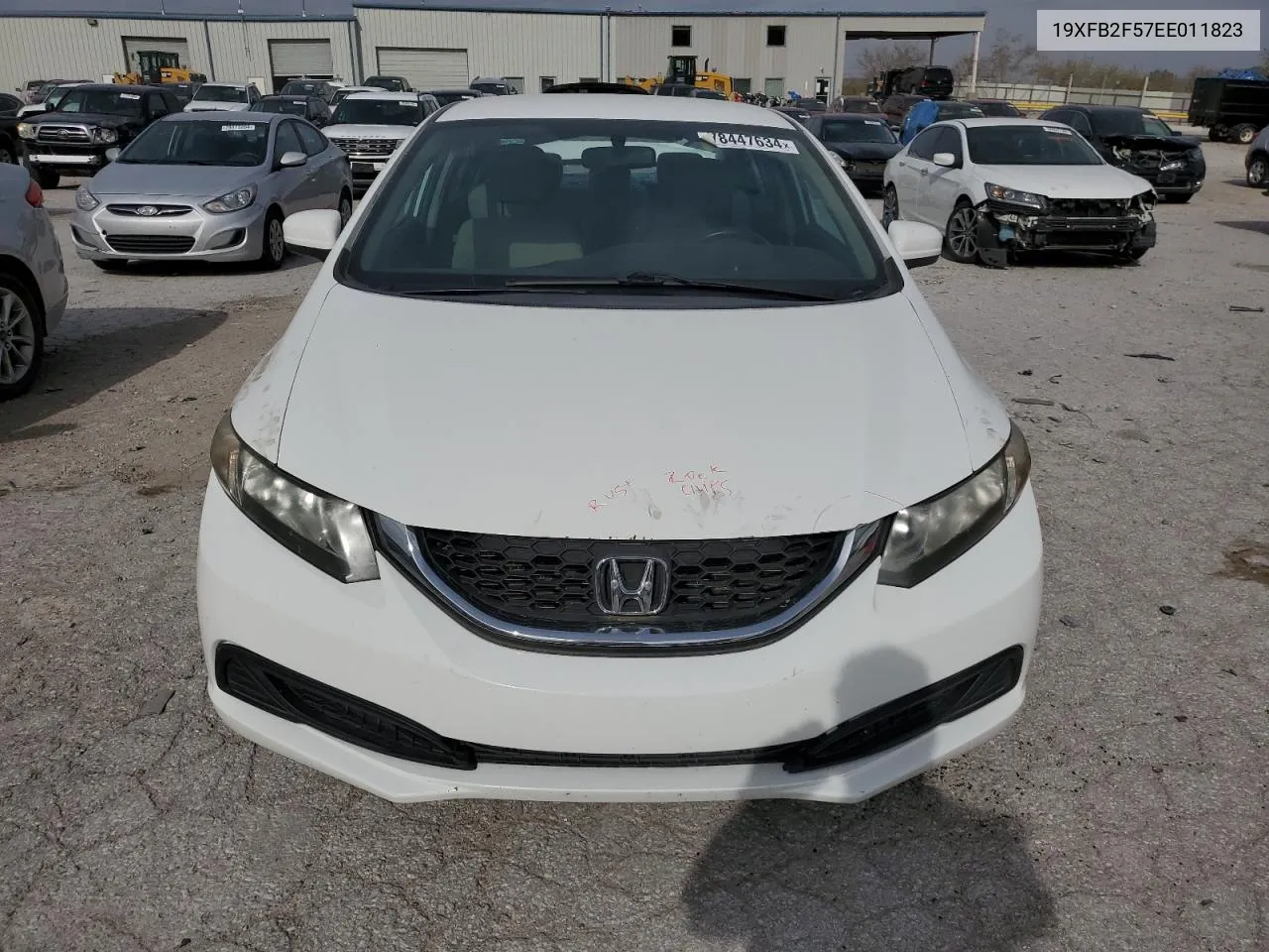 2014 Honda Civic Lx VIN: 19XFB2F57EE011823 Lot: 78447634