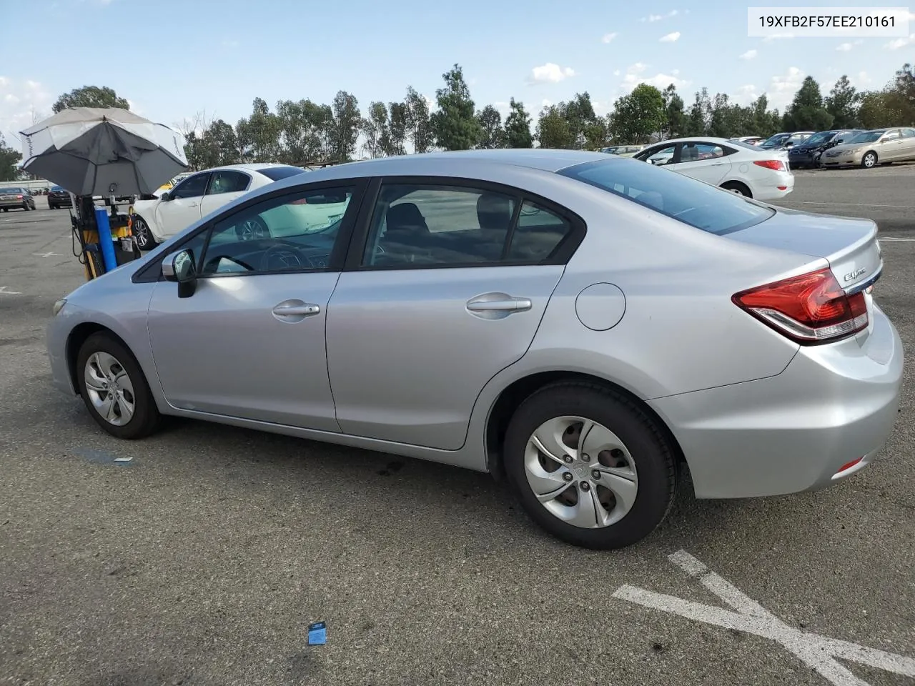 2014 Honda Civic Lx VIN: 19XFB2F57EE210161 Lot: 78504774