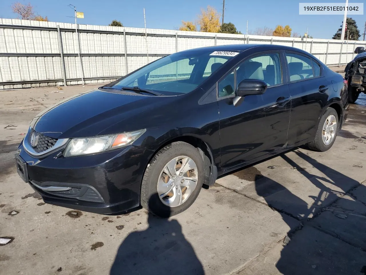 2014 Honda Civic Lx VIN: 19XFB2F51EE011042 Lot: 78629934