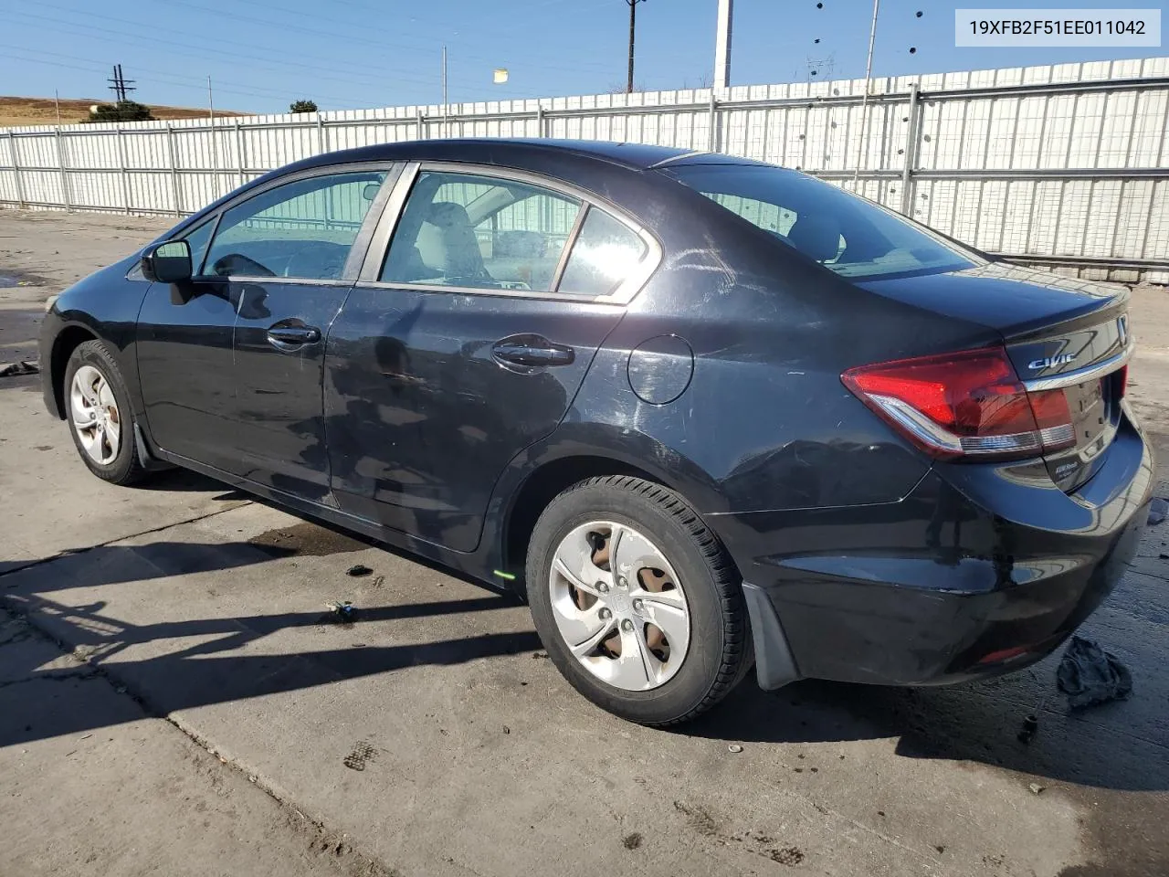 2014 Honda Civic Lx VIN: 19XFB2F51EE011042 Lot: 78629934