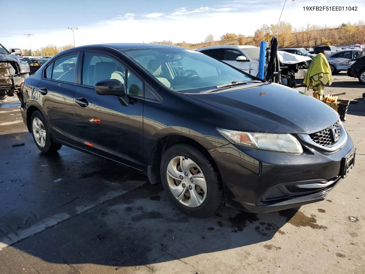 2014 Honda Civic Lx VIN: 19XFB2F51EE011042 Lot: 78629934