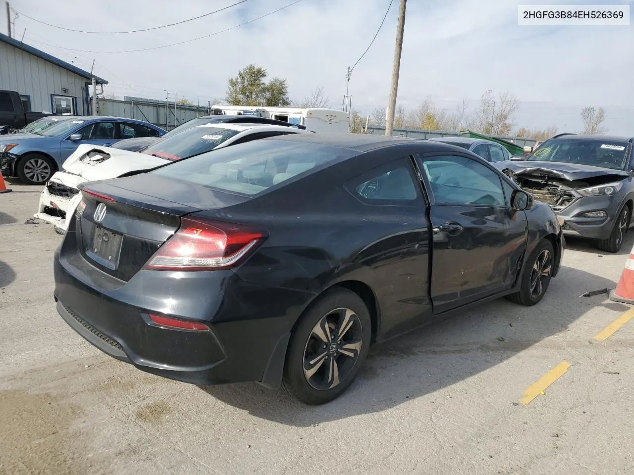 2014 Honda Civic Ex VIN: 2HGFG3B84EH526369 Lot: 78739284