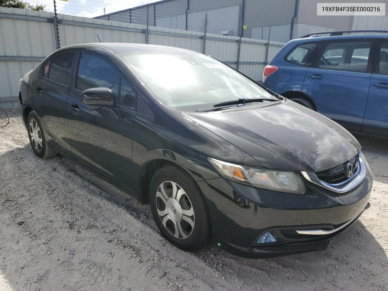 2014 Honda Civic Hybrid L VIN: 19XFB4F35EE000216 Lot: 78747774