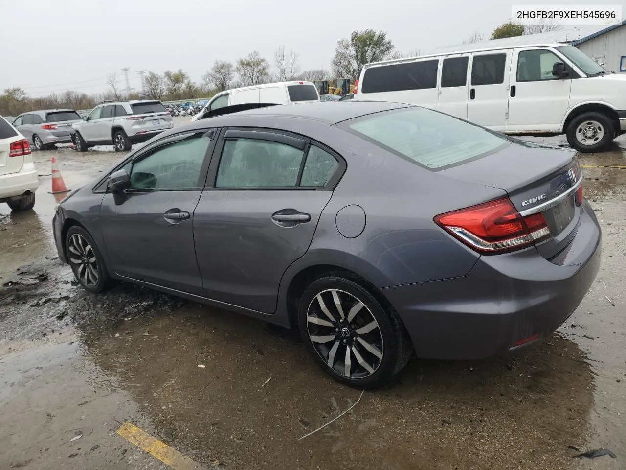 2014 Honda Civic Exl VIN: 2HGFB2F9XEH545696 Lot: 78845334