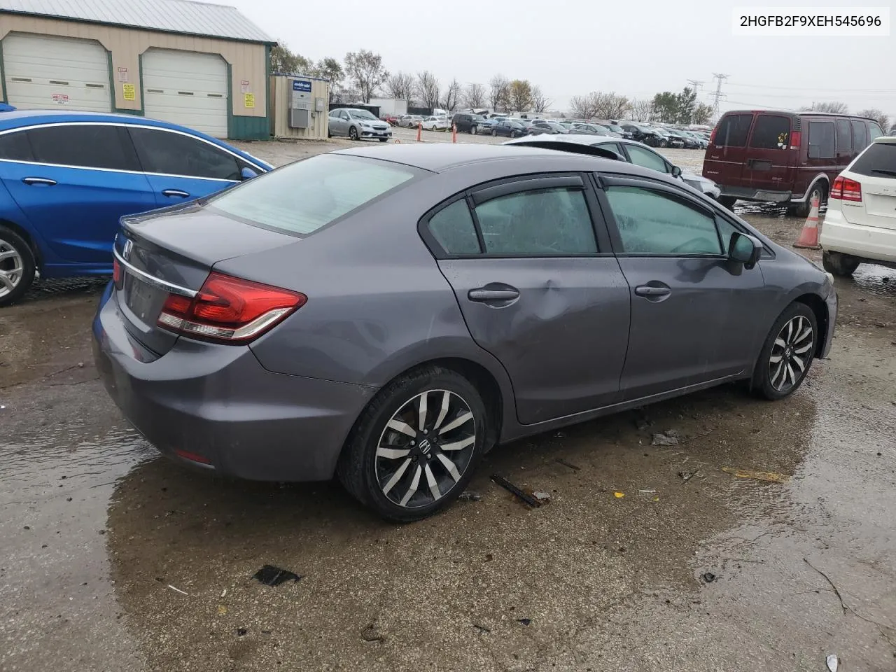 2014 Honda Civic Exl VIN: 2HGFB2F9XEH545696 Lot: 78845334