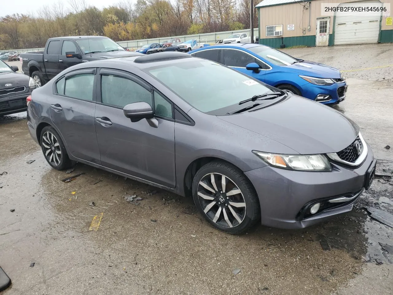 2014 Honda Civic Exl VIN: 2HGFB2F9XEH545696 Lot: 78845334