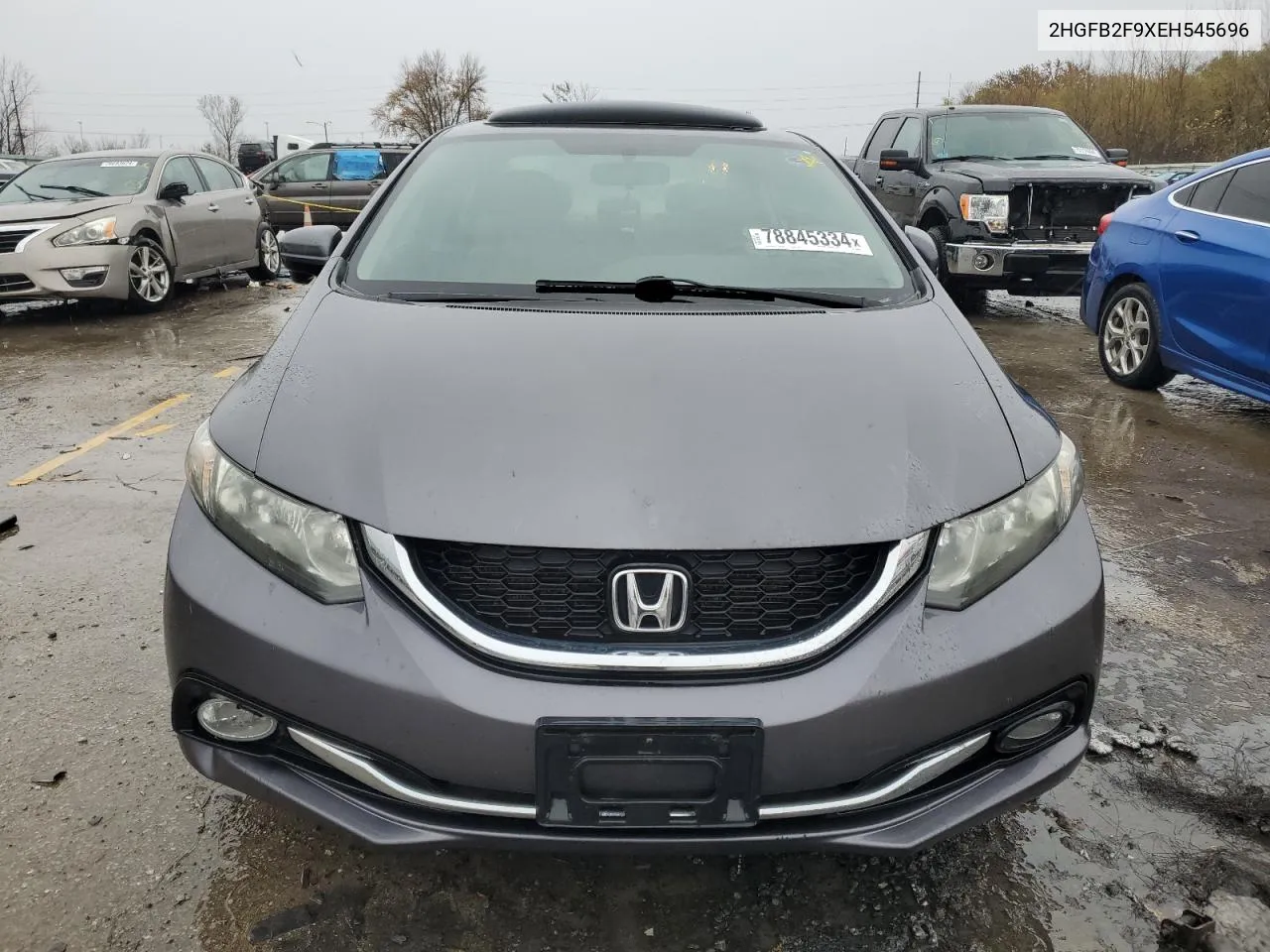 2014 Honda Civic Exl VIN: 2HGFB2F9XEH545696 Lot: 78845334