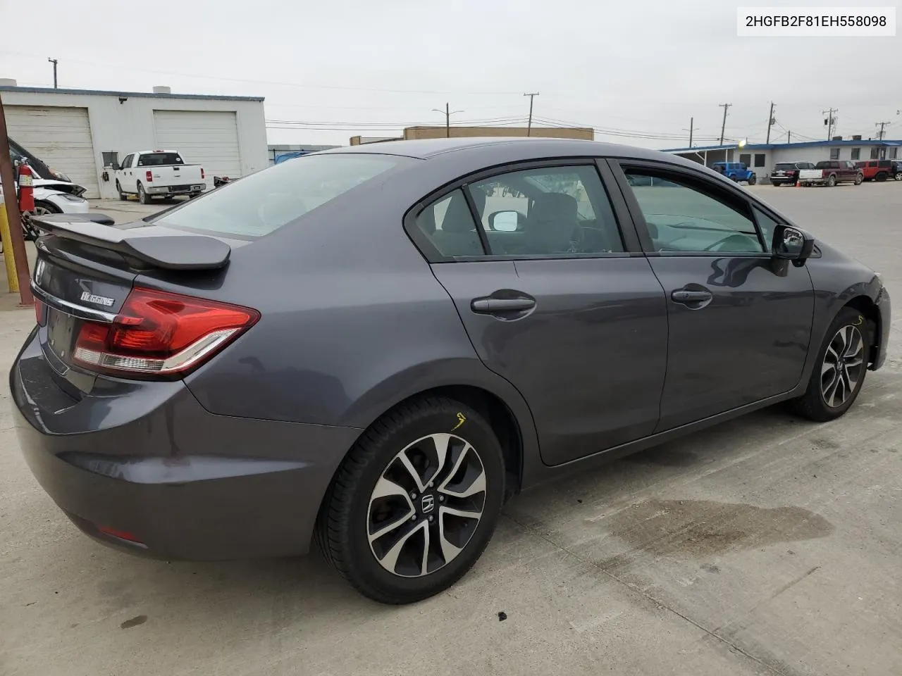 2014 Honda Civic Ex VIN: 2HGFB2F81EH558098 Lot: 78858974